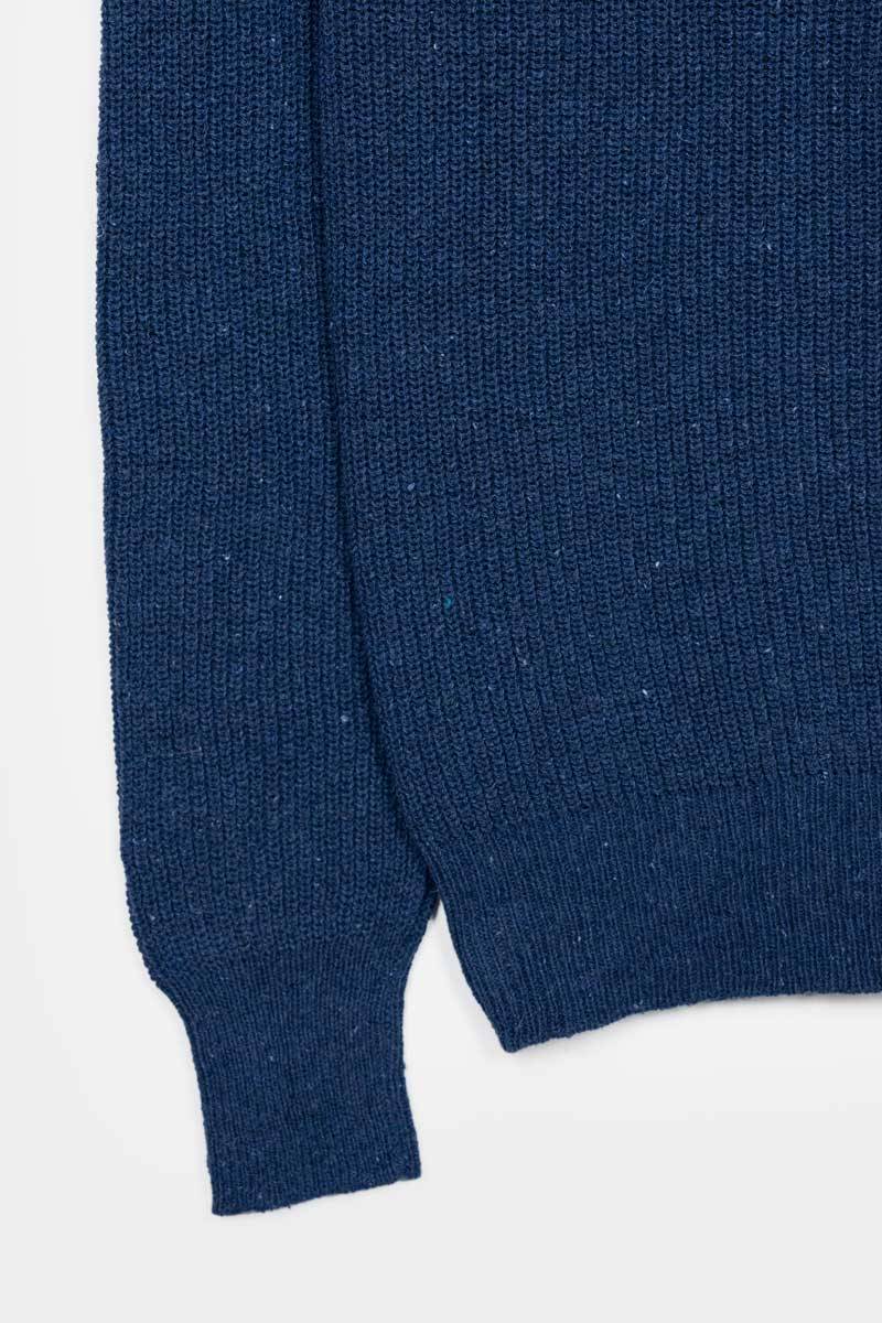 Rifò VITTORIO Maglia Girocollo Uomo Cotone Jeans Rigenerato Negozi Online