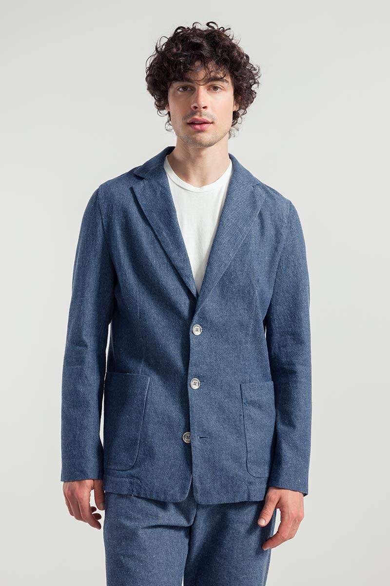 Rifò CURZIO Blazer Uomo Jeans Rigenerato Fino Al -60%