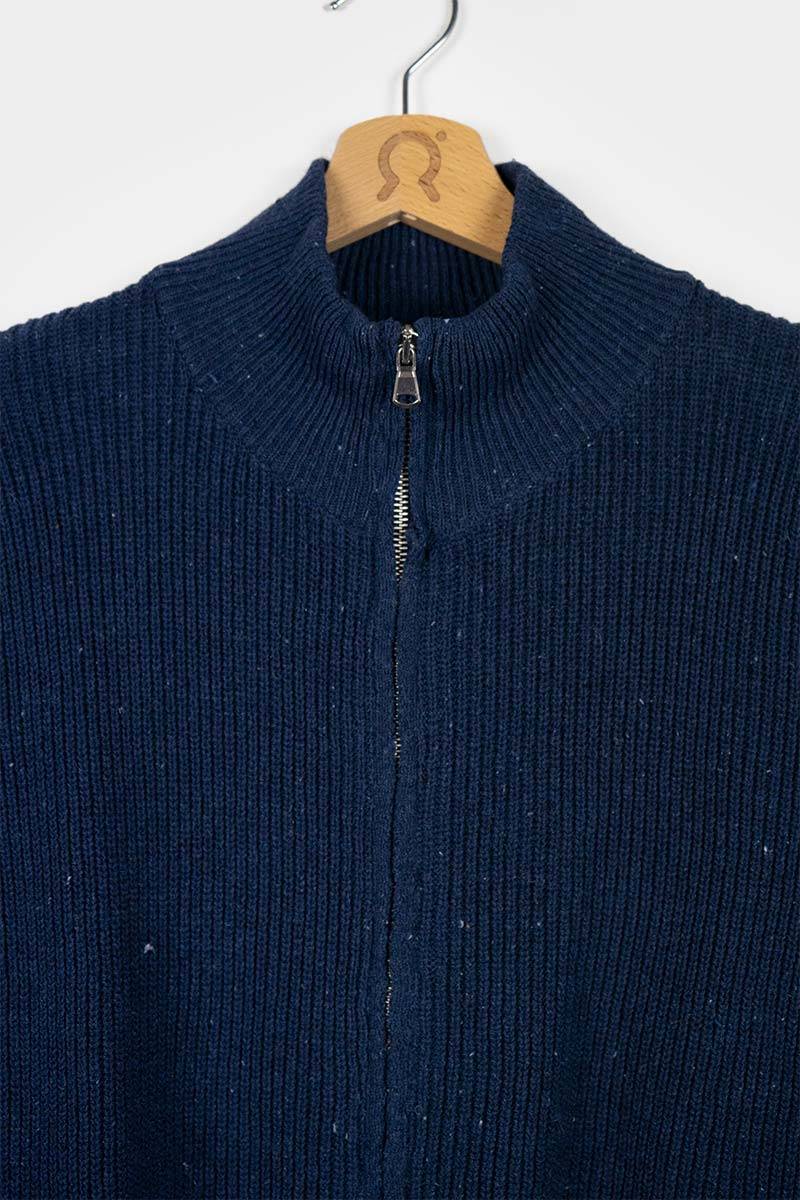 Rifò DUCCIO Cardigan Uomo Cotone Jeans Rigenerato Grande vendita