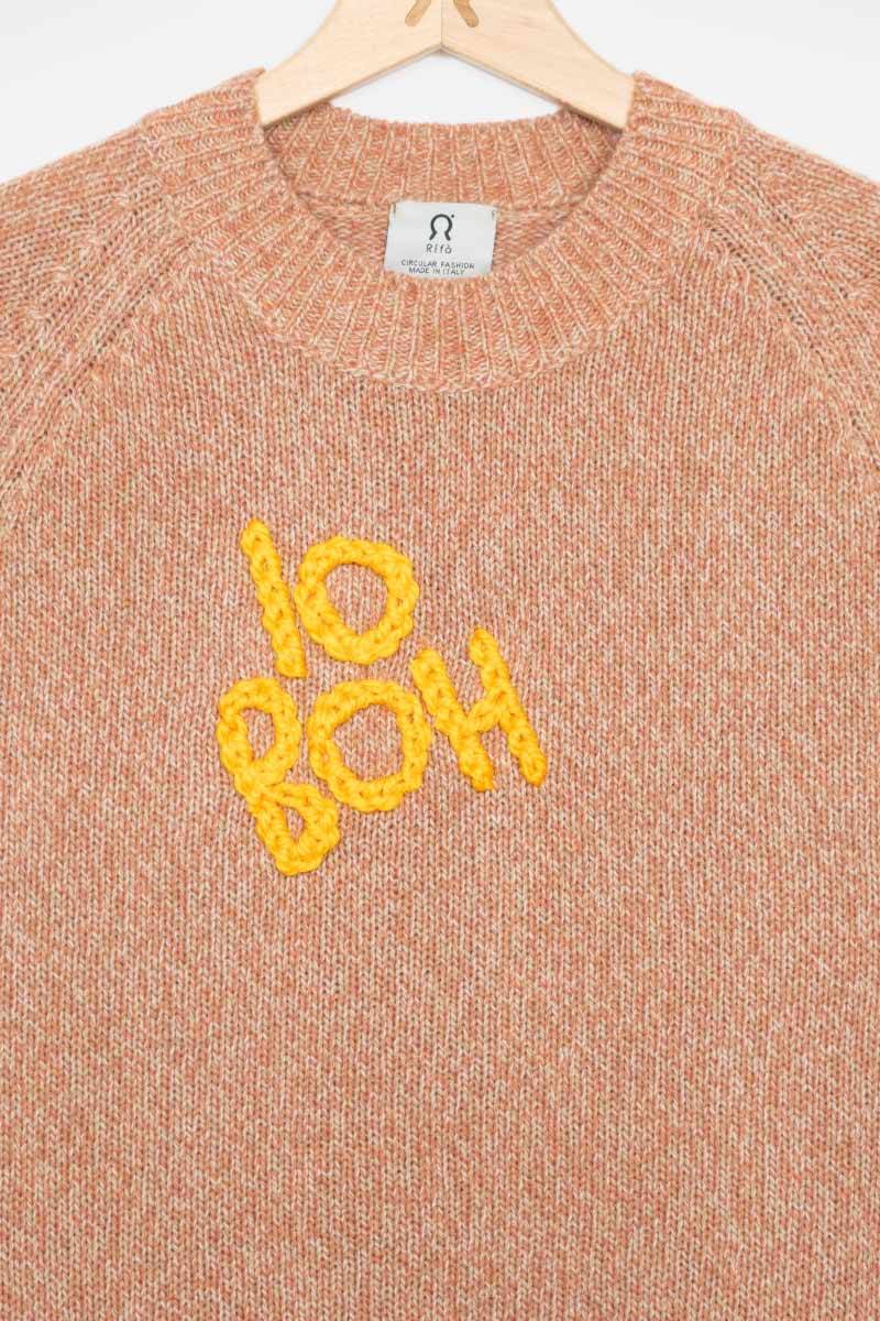 Rifò Maglia Unisex Cashmere Rigenerato Rifò x Almeno Nevicasse Novità