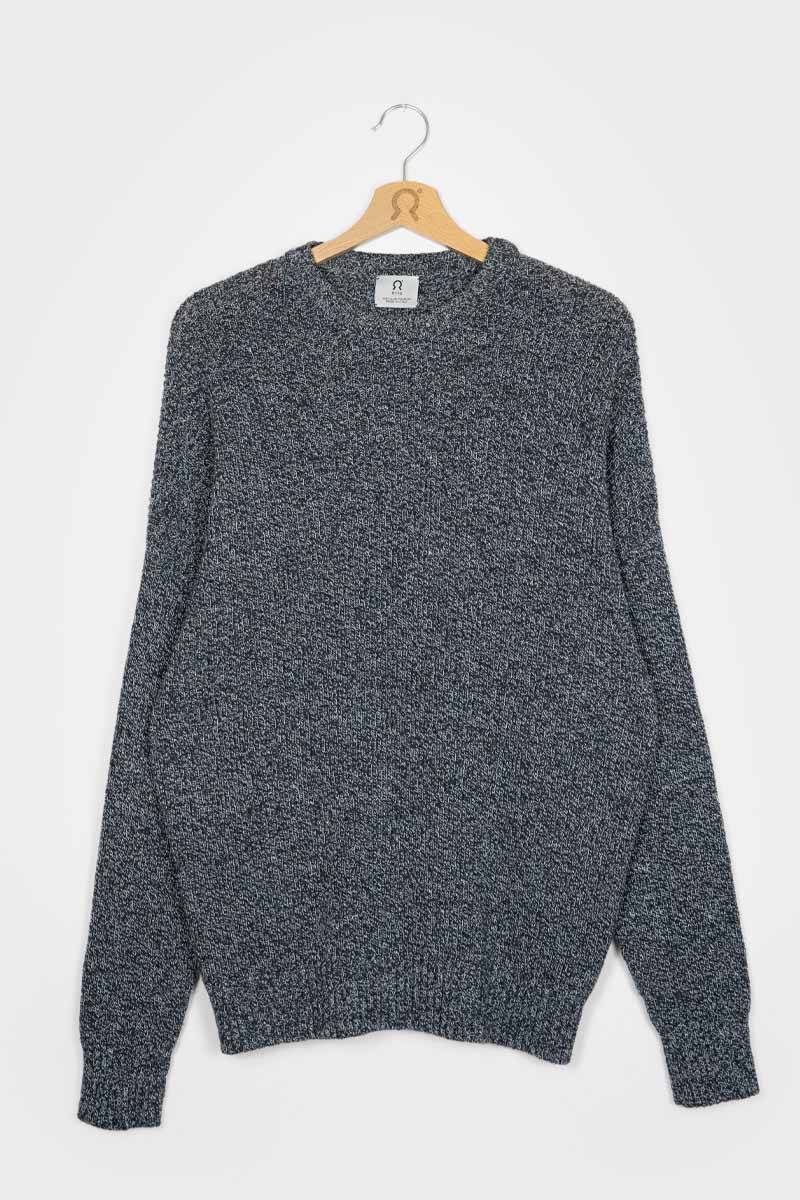 Rifò COSIMO Maglia Uomo Cotone Jeans Rigenerato Offerte