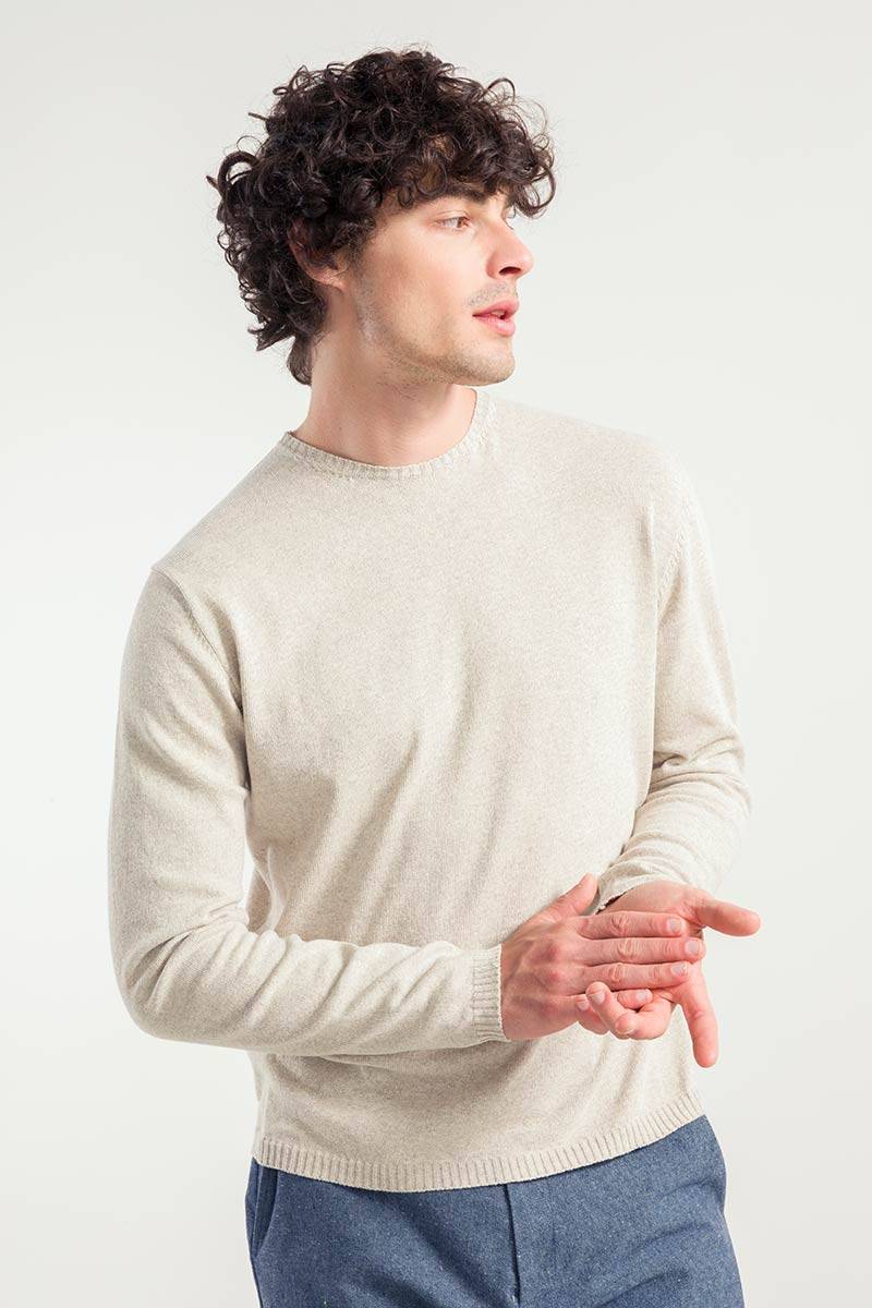 Rifò EDOARDO Maglia Uomo Cotone Rigenerato Saldi Di Fabbrica