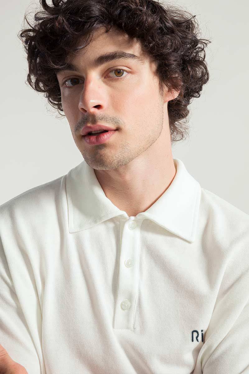 Rifò RICCARDO Maglia Polo Uomo Cotone Rigenerato In Saldo