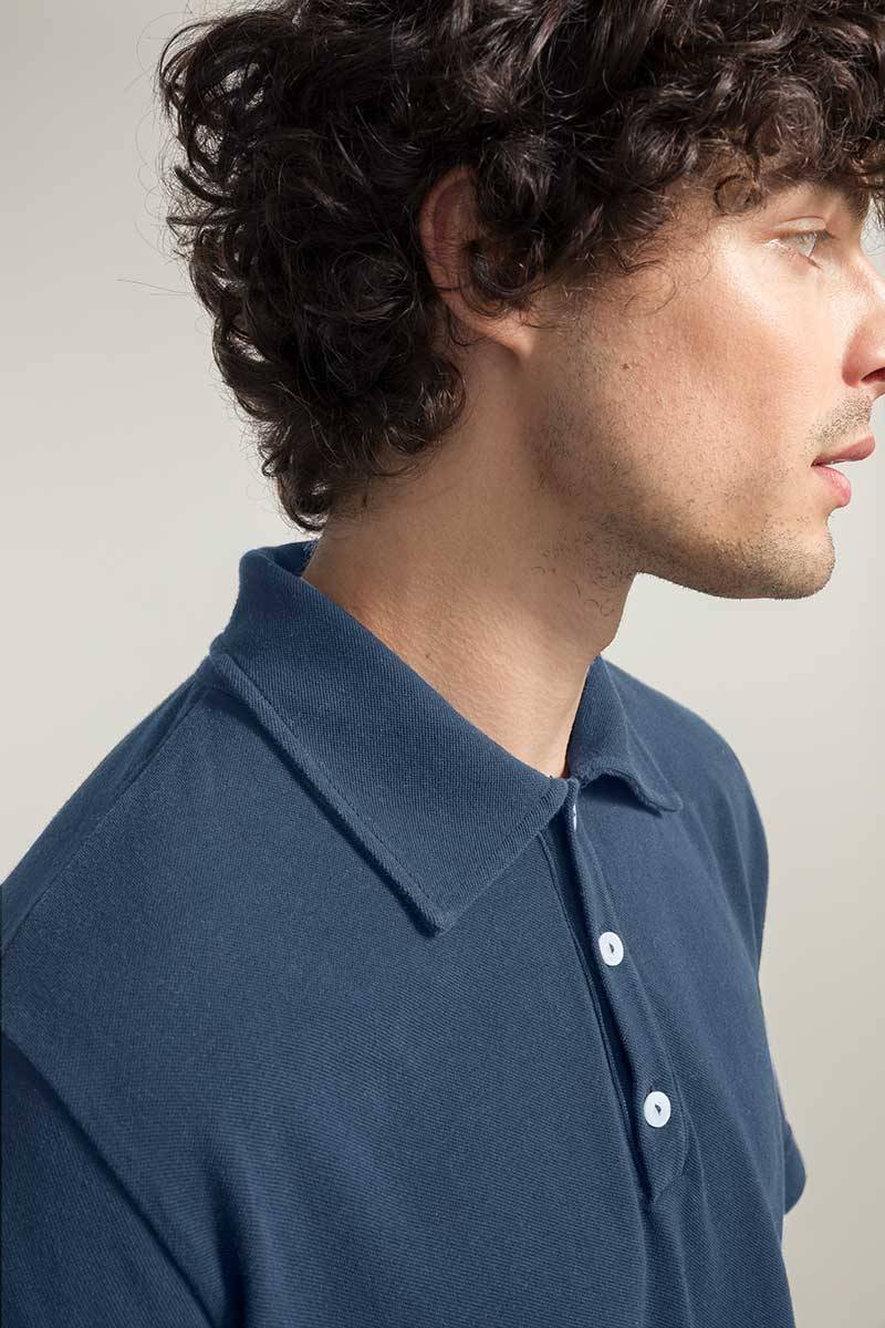 Rifò RICCARDO Maglia Polo Uomo Cotone Rigenerato Nuovi prodotti