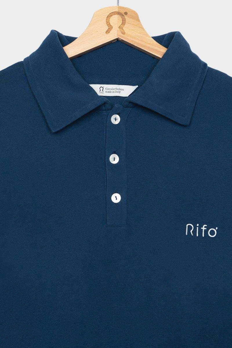 Rifò RICCARDO Maglia Polo Uomo Cotone Rigenerato Nuovi prodotti