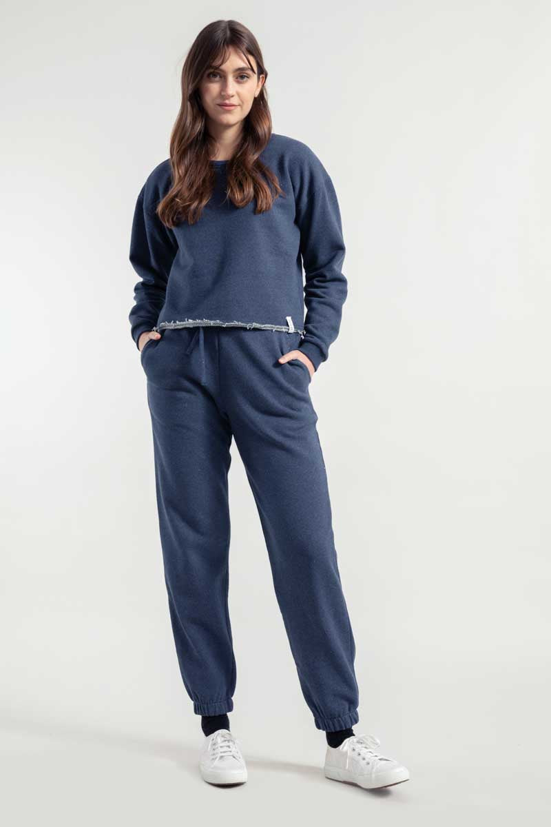 Rifò MONICA Joggers Donna Cotone Jeans Rigenerato Moda