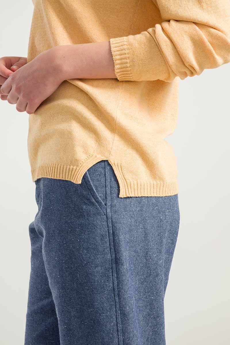 Rifò ARIANNA Maglia Donna Cotone Rigenerato Italia