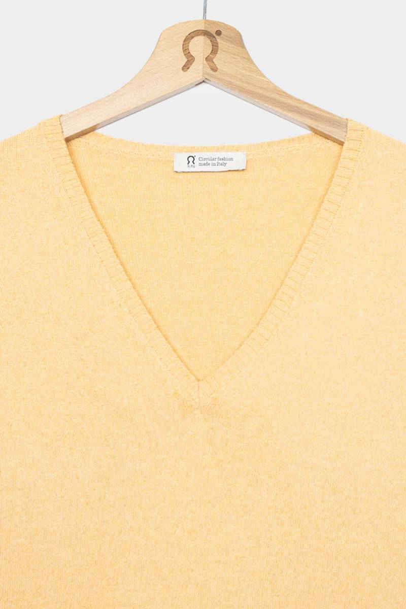Rifò ARIANNA Maglia Donna Cotone Rigenerato Italia