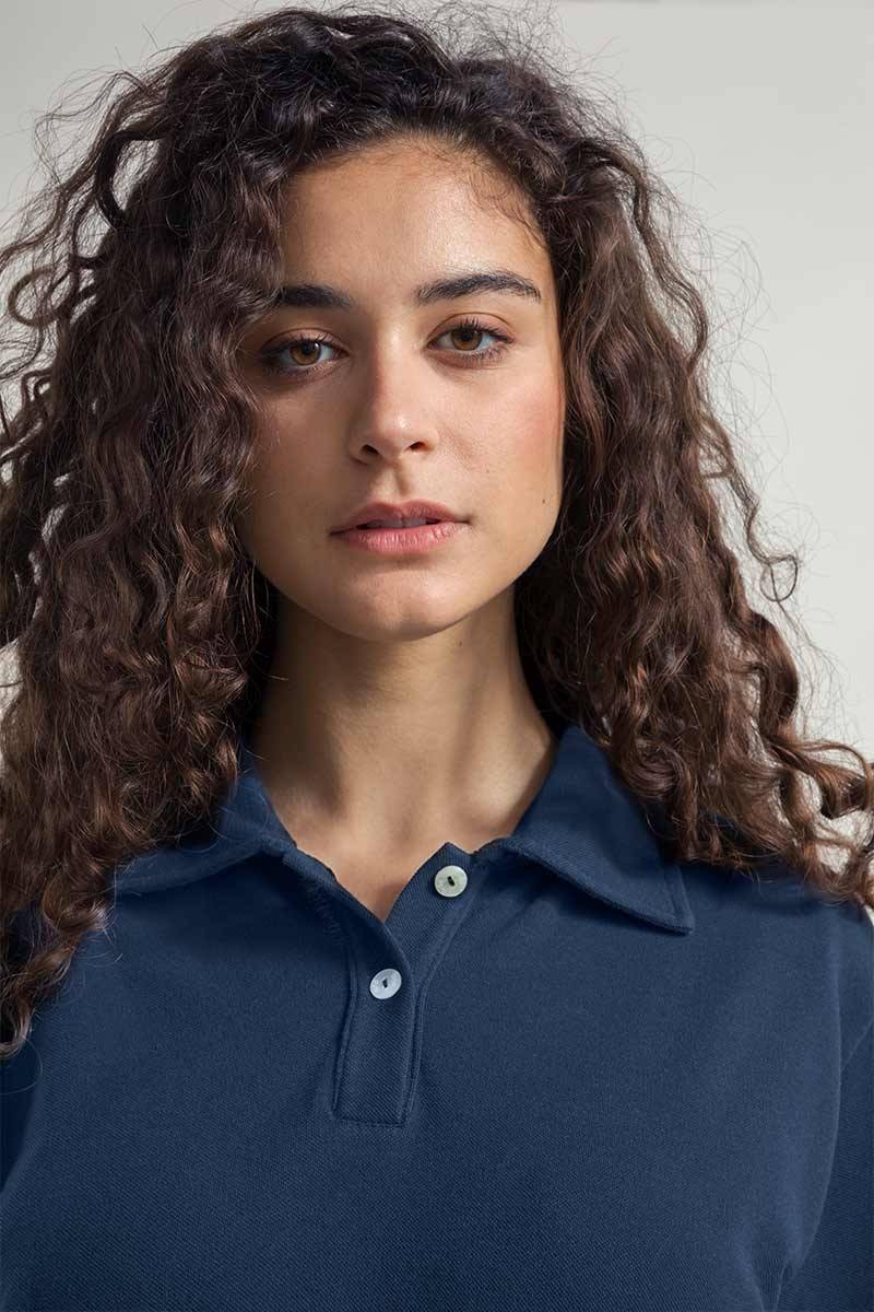 Rifò LUDO Maglia Polo Donna Cotone Rigenerato In Linea