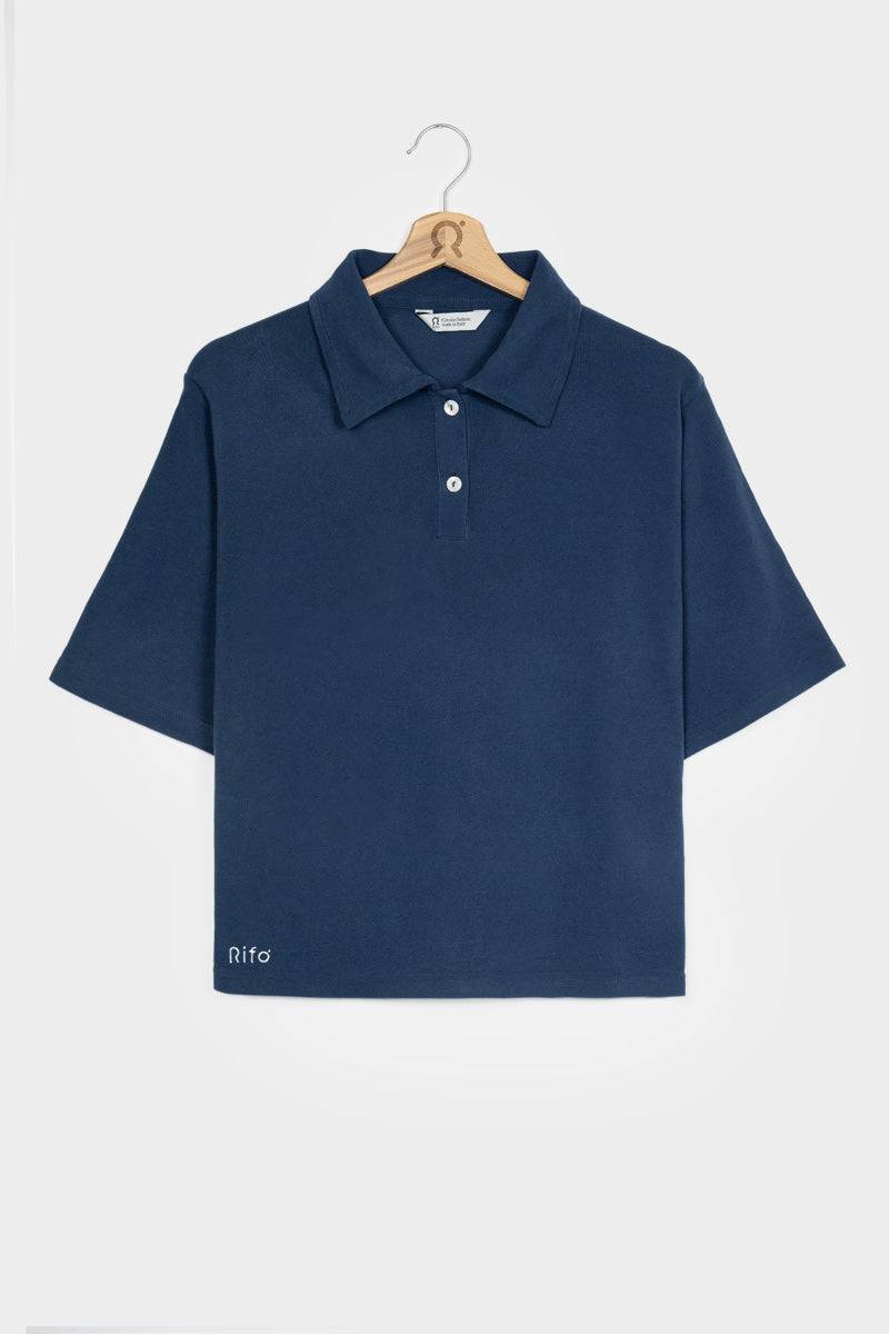 Rifò LUDO Maglia Polo Donna Cotone Rigenerato In Linea