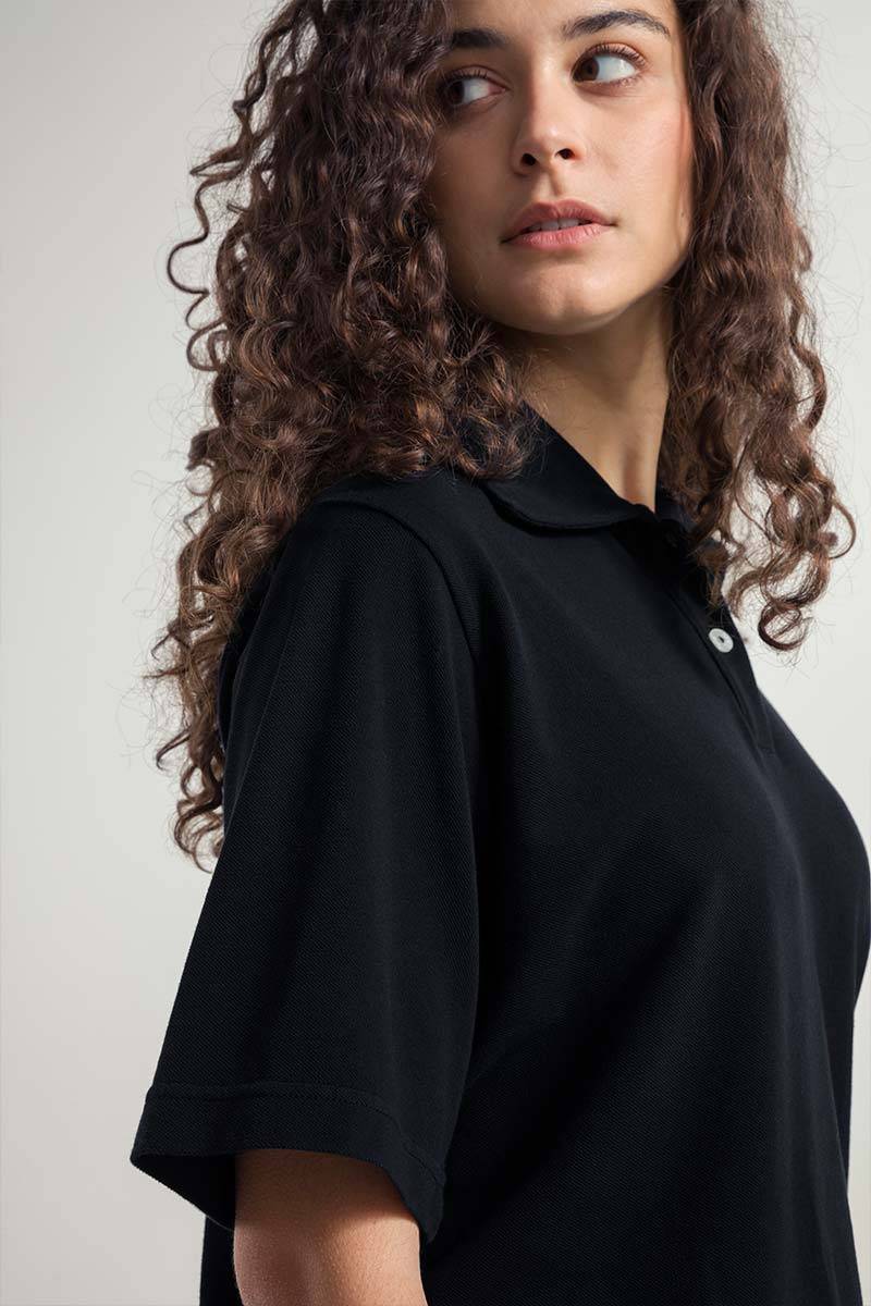 Rifò LUDO Maglia Polo Donna Cotone Rigenerato Nuovo