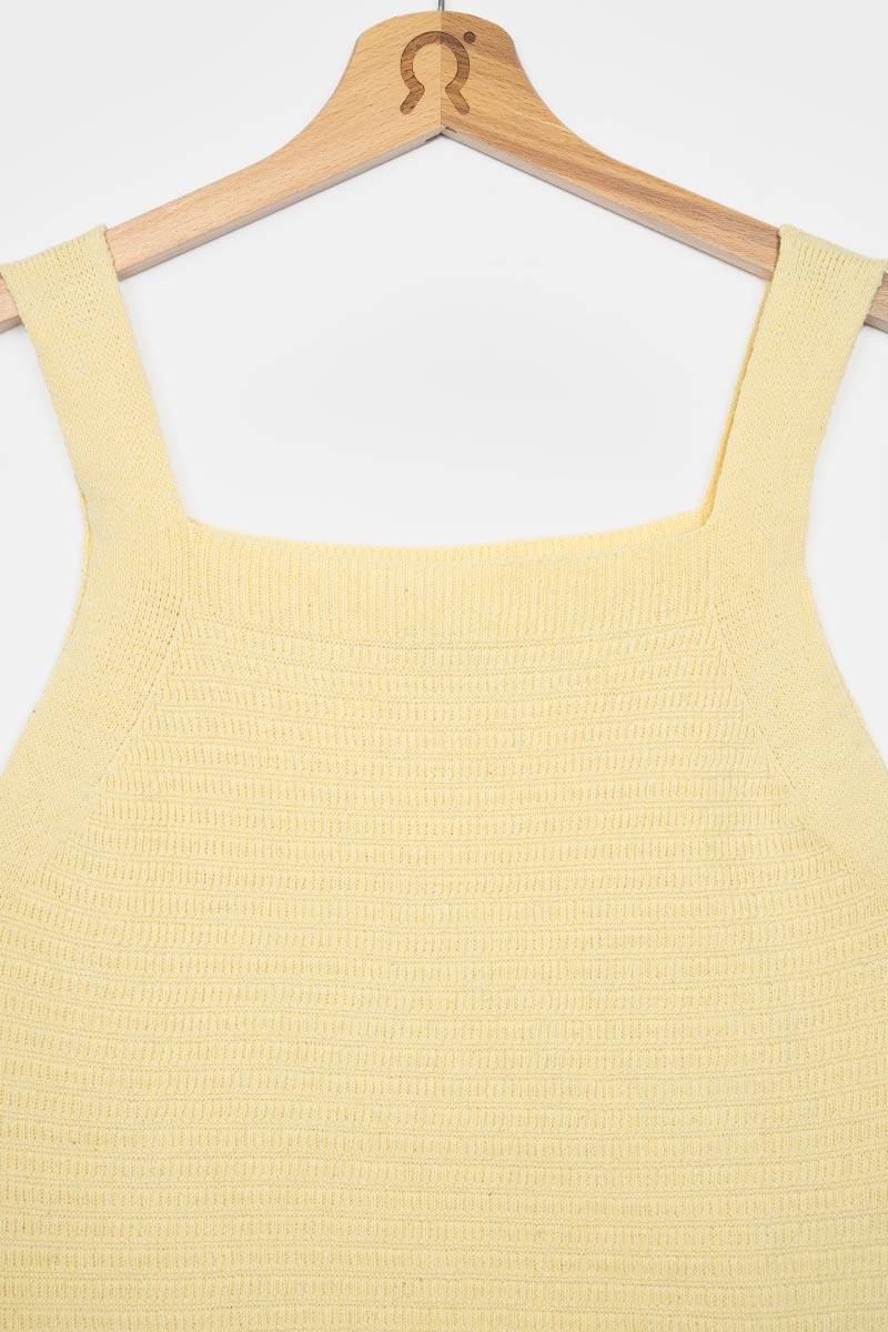 Rifò SOLE Canotta Spalla Larga Donna Cotone Rigenerato Promozione Limitata