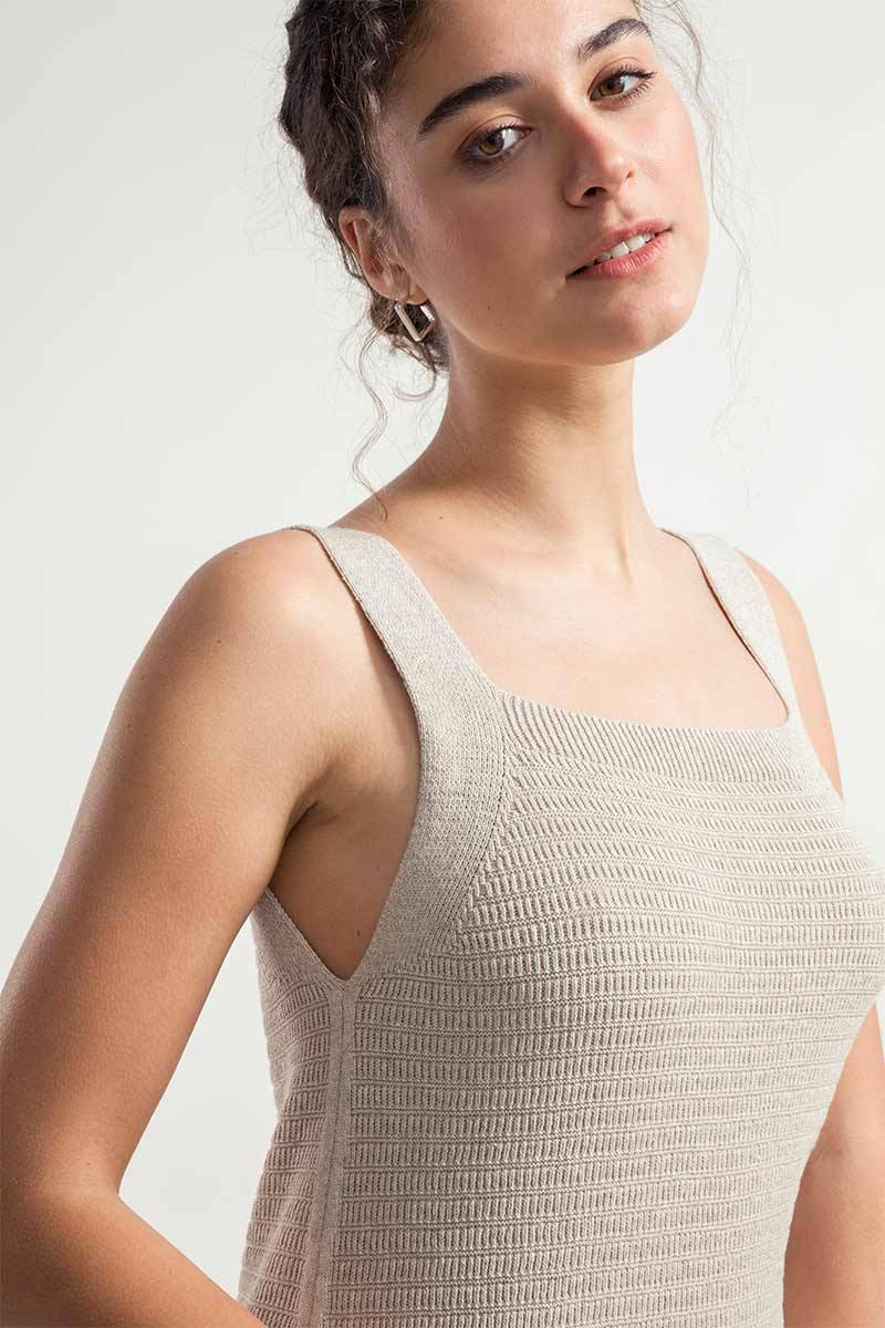 Rifò LUNA Abito Tubino in Maglia Donna Cotone Rigenerato Fino al 50% di sconto