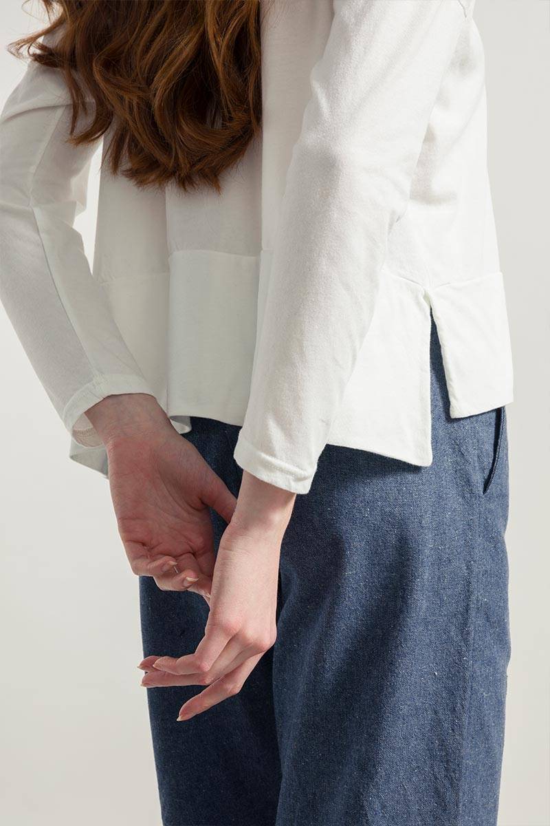Rifò ZOE Maglia Maniche Lunghe Donna Cotone Rigenerato Negozio