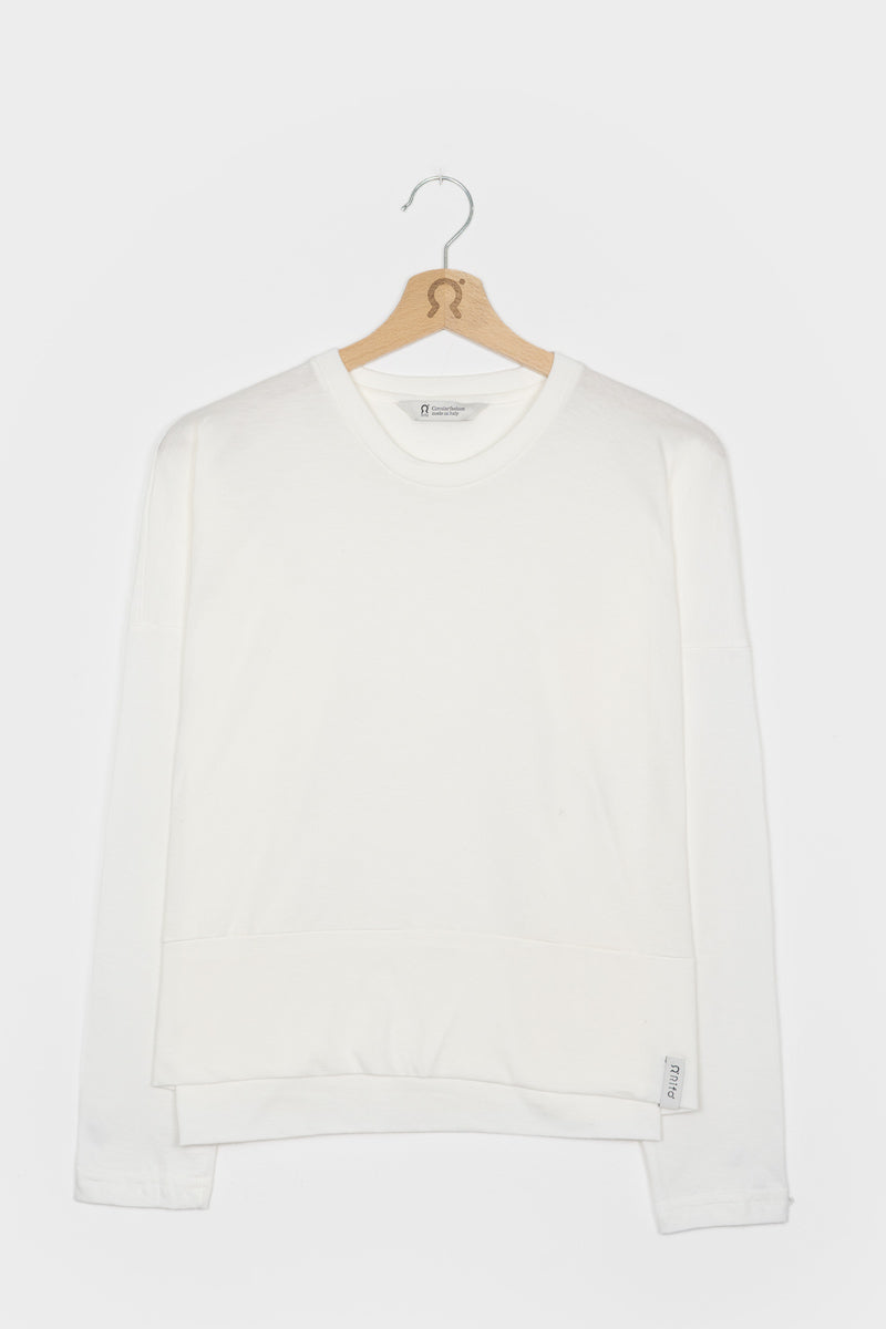 Rifò ZOE Maglia Maniche Lunghe Donna Cotone Rigenerato Negozio