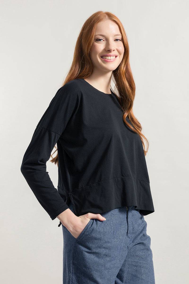 Rifò ZOE Maglia Maniche Lunghe Donna Cotone Rigenerato In Saldo