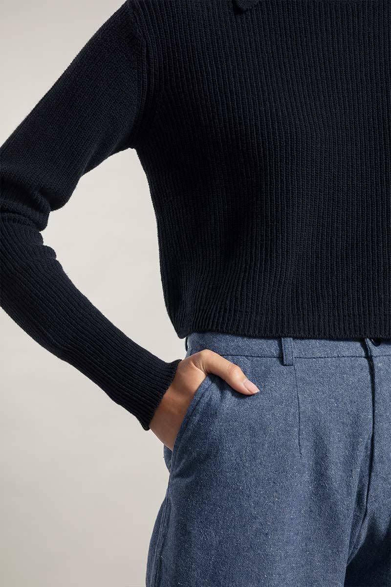 Rifò OLIVIA Maglia Donna Cotone Rigenerato Italy