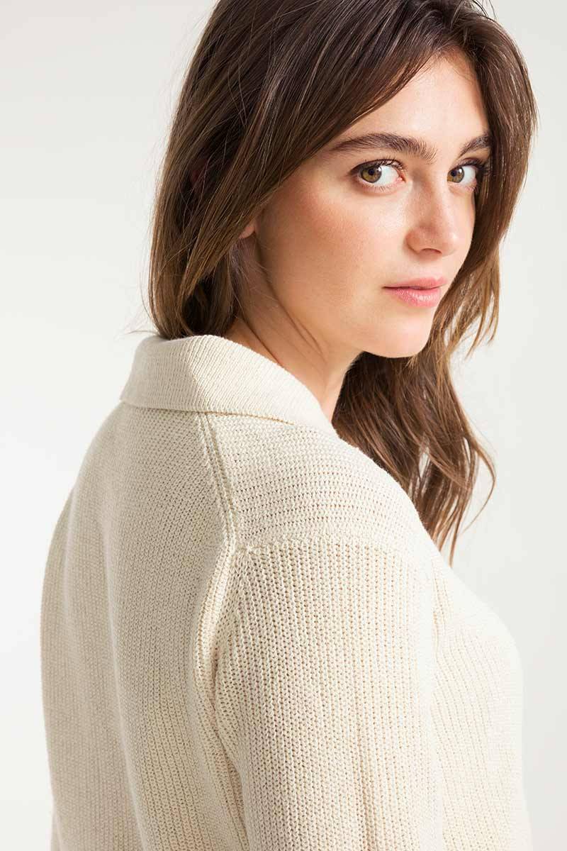 Rifò OLIVIA Maglia Donna Cotone Rigenerato Italia