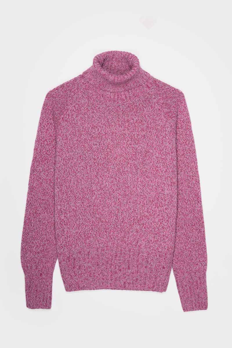 Rifò SUSANNA Maglia Collo Alto Donna Cashmere Rigenerato Promozione Limitata