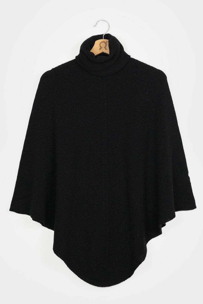 Rifò ELISABETTA Poncho Donna Cashmere Rigenerato Sottocosto