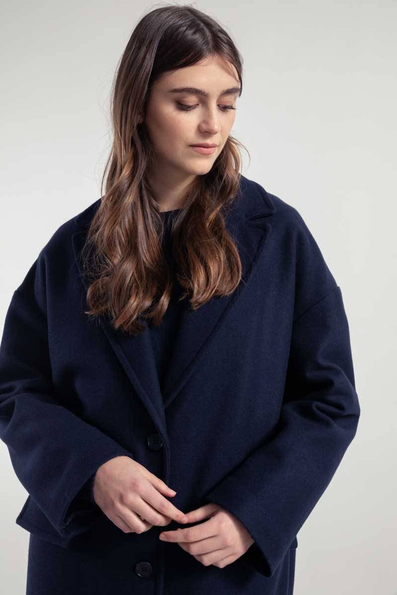 Rifò MARA Cappotto Donna Lana Rigenerata Vendita Economica