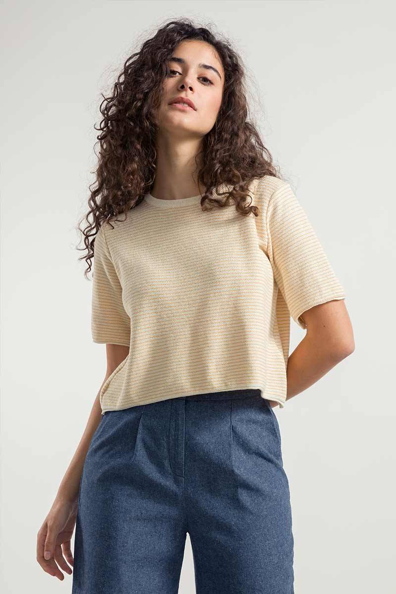 Rifò GIL Maglia Donna Cotone Rigenerato Italia
