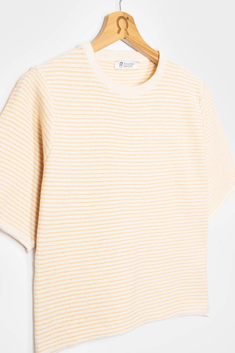Rifò GIL Maglia Donna Cotone Rigenerato Italia