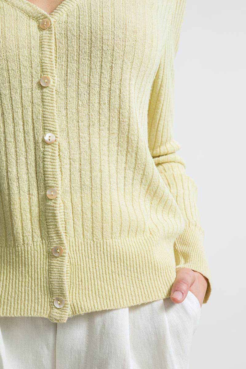 Rifò REALMA Cardigan Seta Rigenerata Tinture Naturali Nuovo