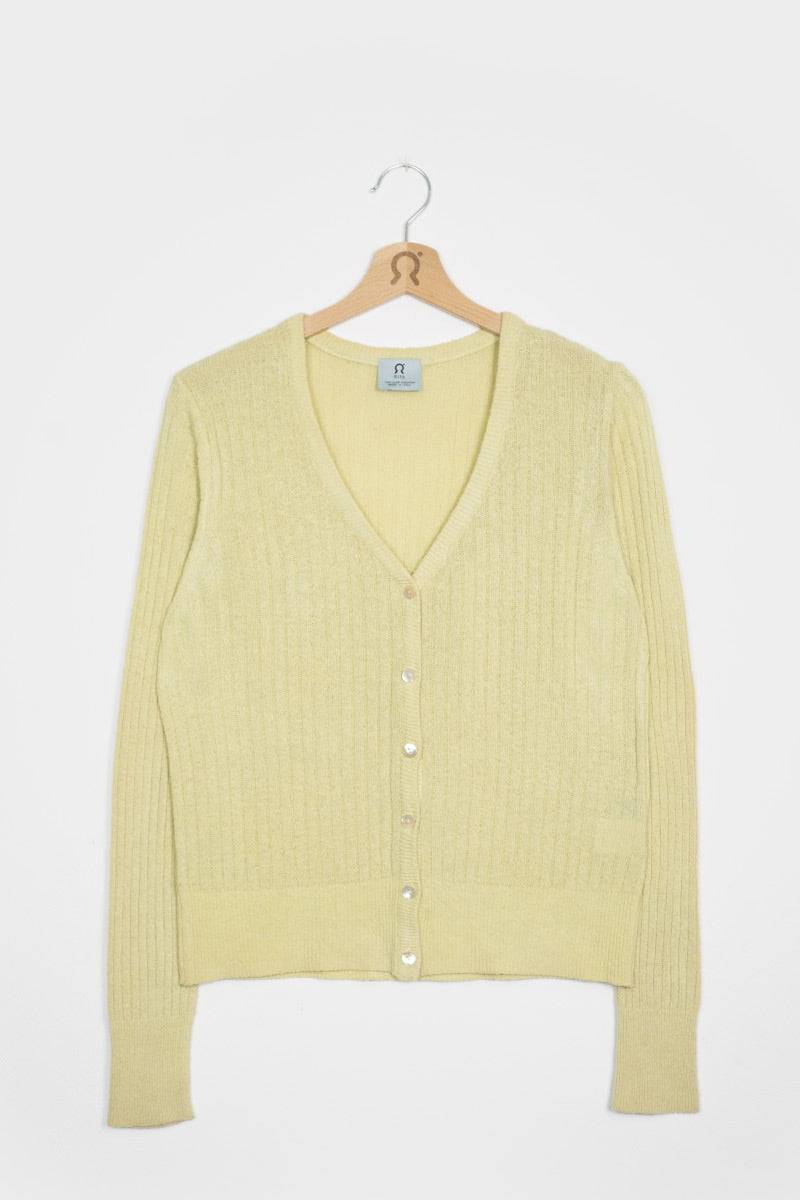 Rifò REALMA Cardigan Seta Rigenerata Tinture Naturali Nuovo