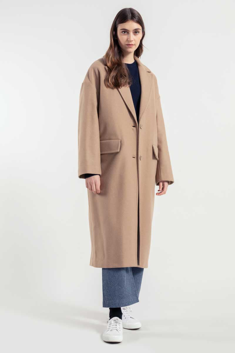 Rifò MARA Cappotto Donna Lana Rigenerata Spedizione Gratuita