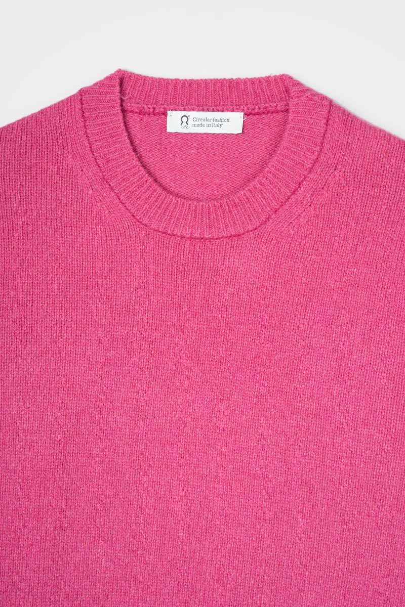 Rifò EDDA Maglia Donna Cashmere Rigenerato Soddisfazione Garantita