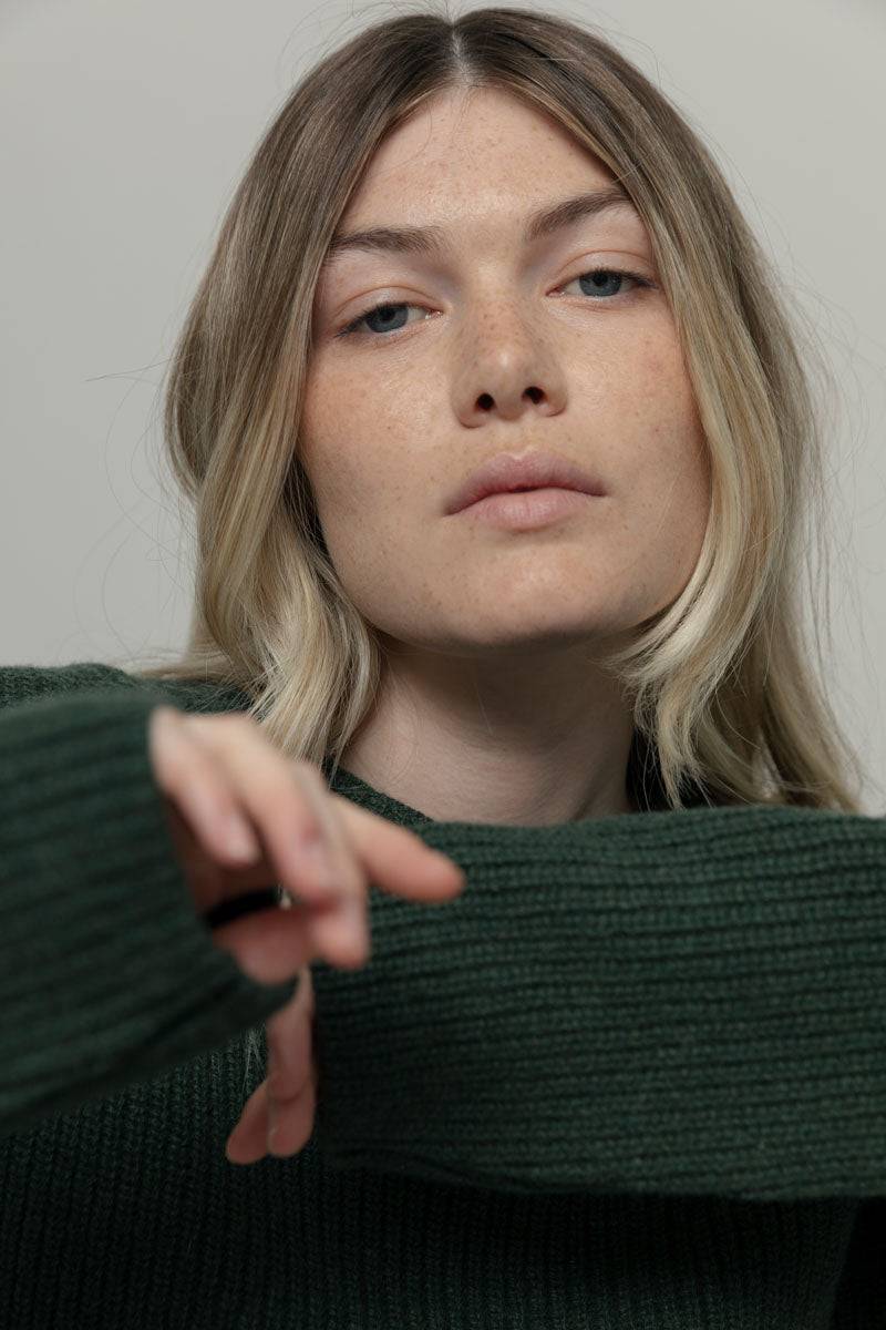 Rifò MELISSA Maglia Girocollo Donna Cashmere Rigenerato Qualità Garantita