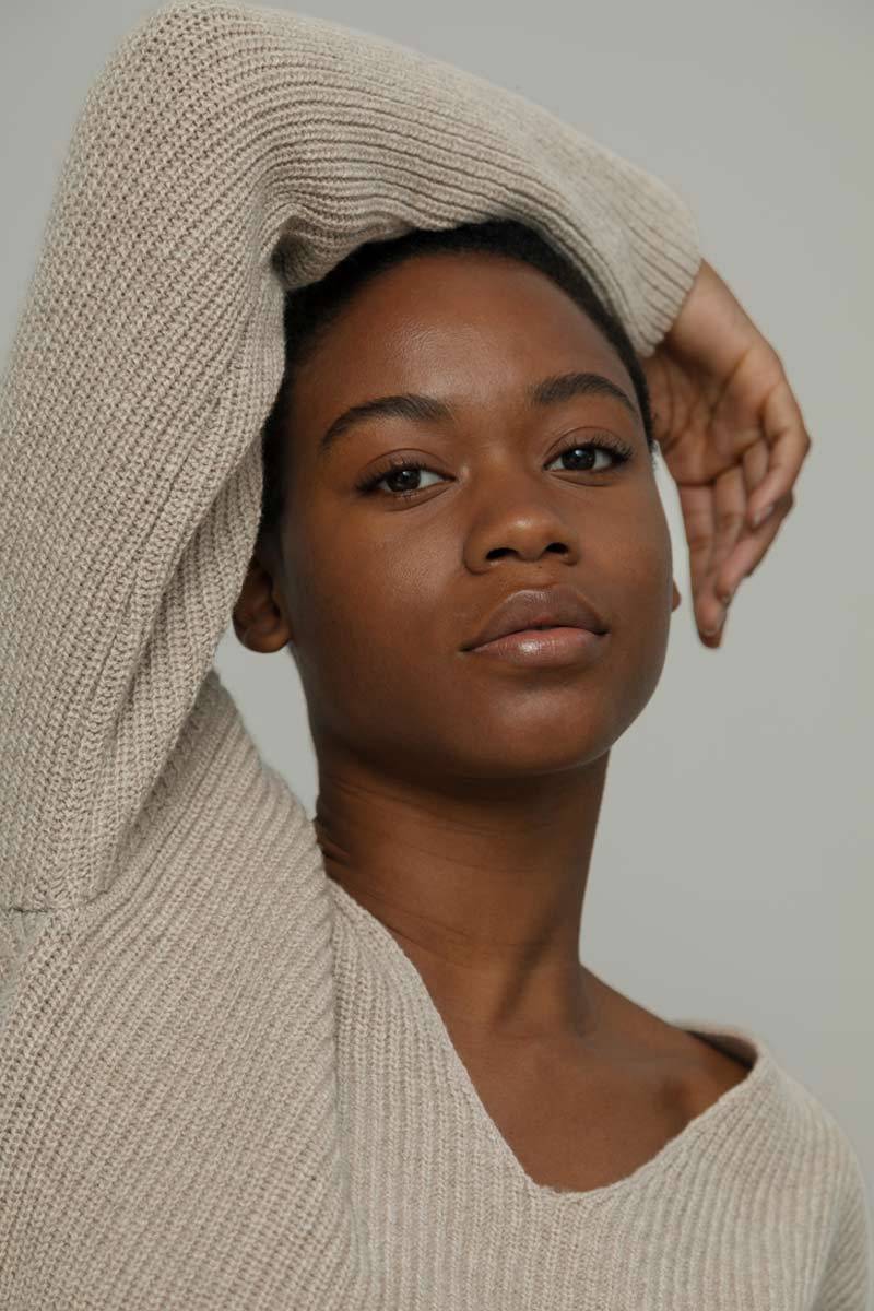 Rifò ESTER Maglia Scollo a V Donna Cashmere Affare Del Giorno
