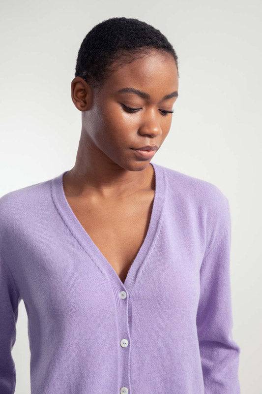 Rifò LETIZIA Cardigan Donna Light Cashmere Rigenerato Outlet
