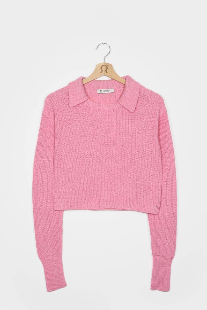 Rifò OLIVIA Maglia Donna Cotone Rigenerato Italy