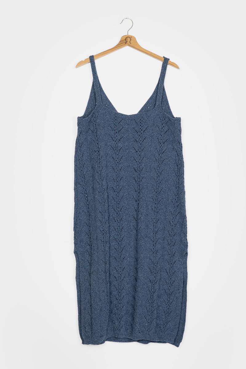 Rifò LOLA Abito in Maglia Cotone Jeans Rigenerato 2025