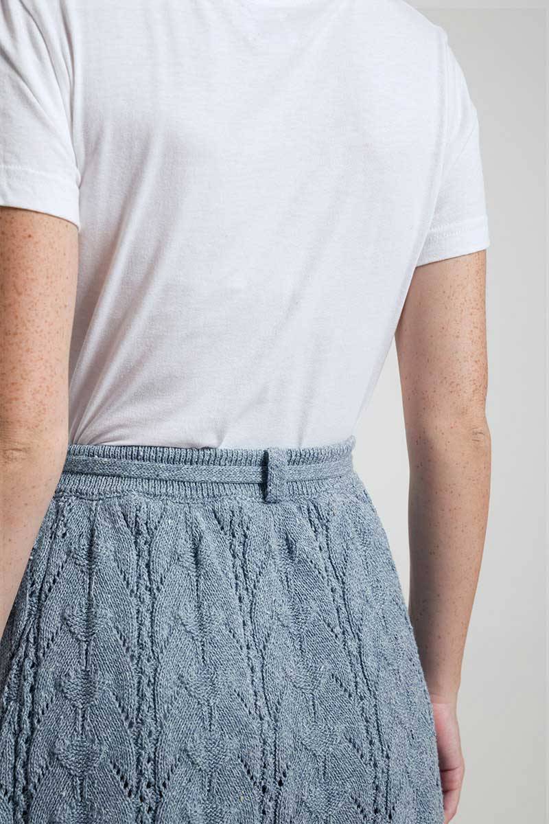 Rifò LAUREN Gonna Donna Cotone Jeans Rigenerato Nuovo