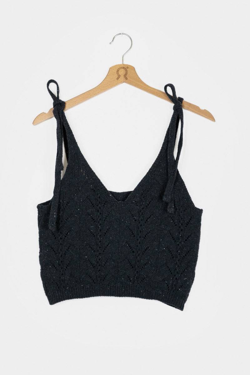 Rifò RENÉ Top Donna Cotone Jeans Rigenerato Acquista Ora