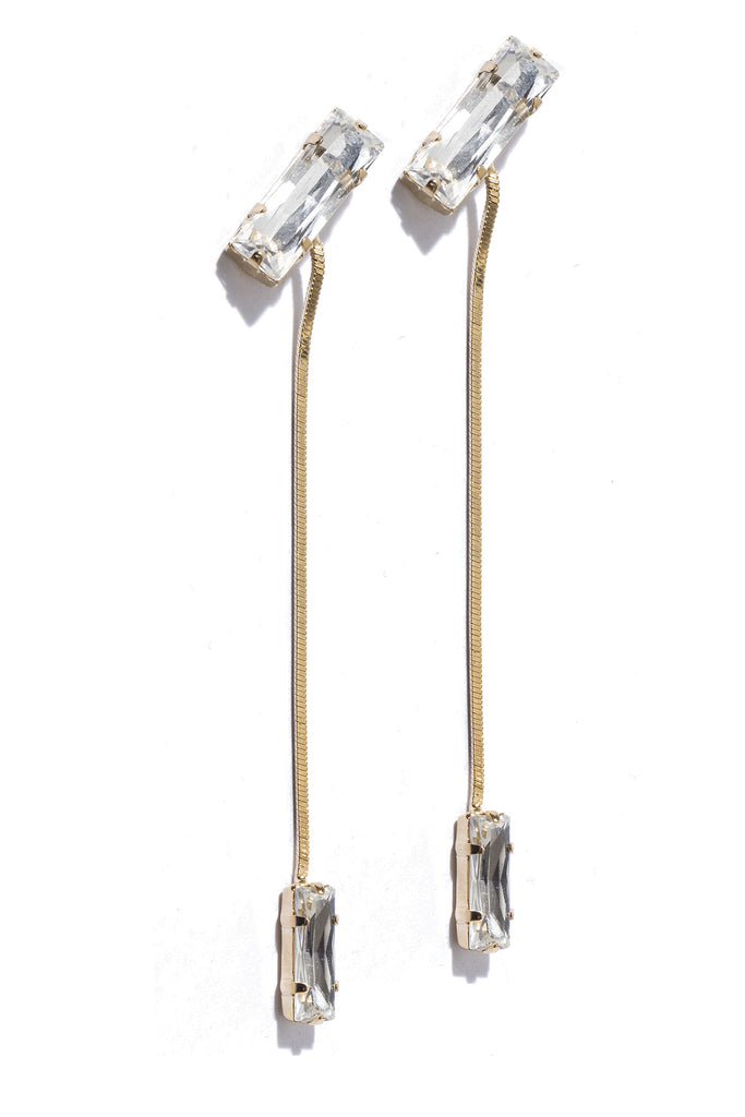 Silvia Gnecchi Baguette Earrings Prezzo Ridotto