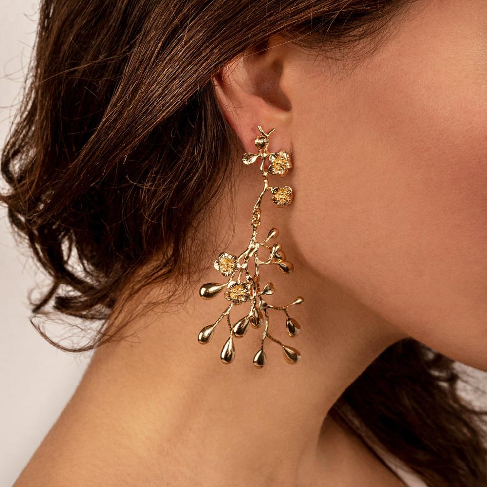 Silvia Gnecchi Botanical Earrings Saldi Di Fabbrica