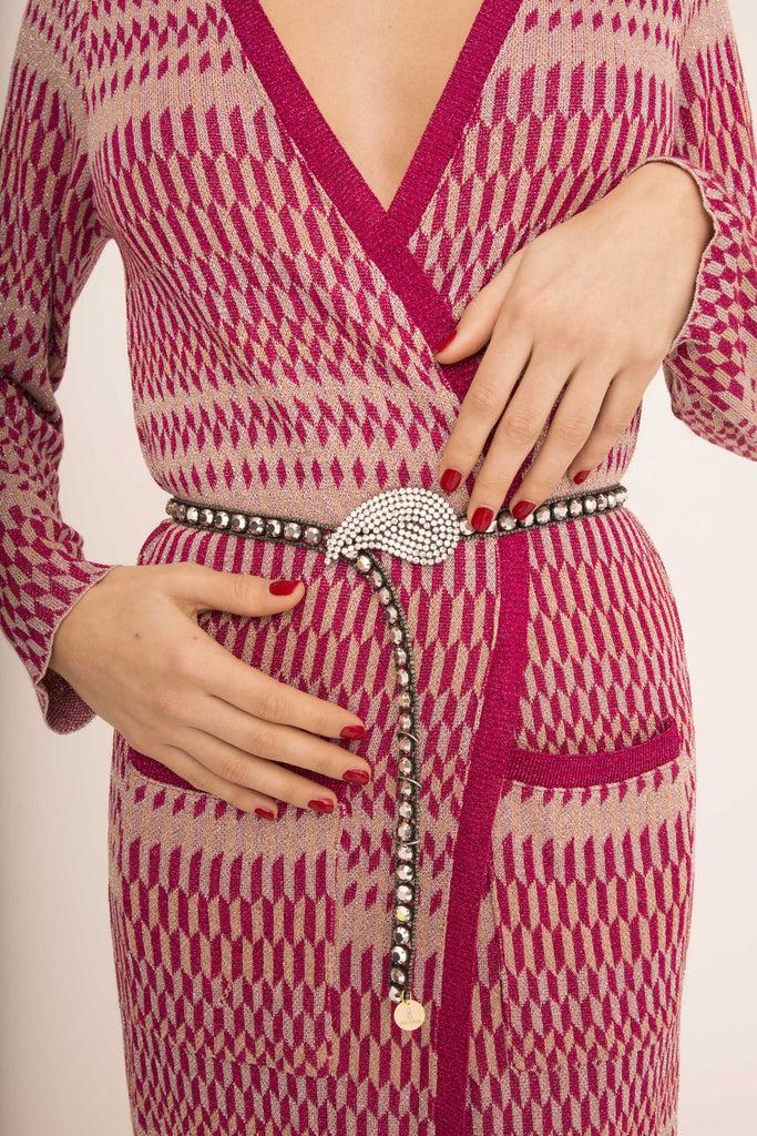 Silvia Gnecchi Cachemire Belt In Saldo