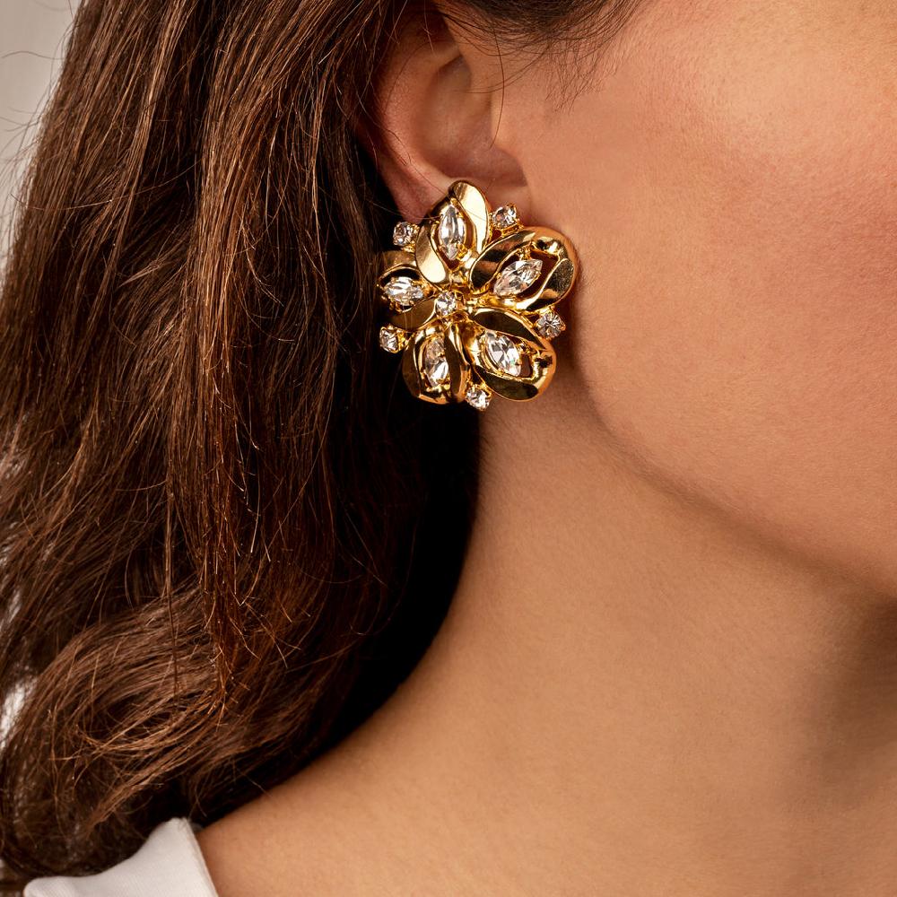 Silvia Gnecchi Camelia Earrings Italia
