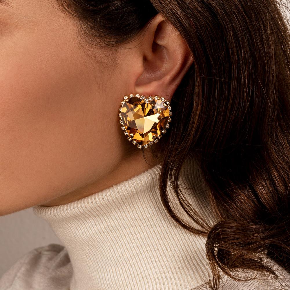 Silvia Gnecchi Ex-Hearts Earrings Pezzi Unici