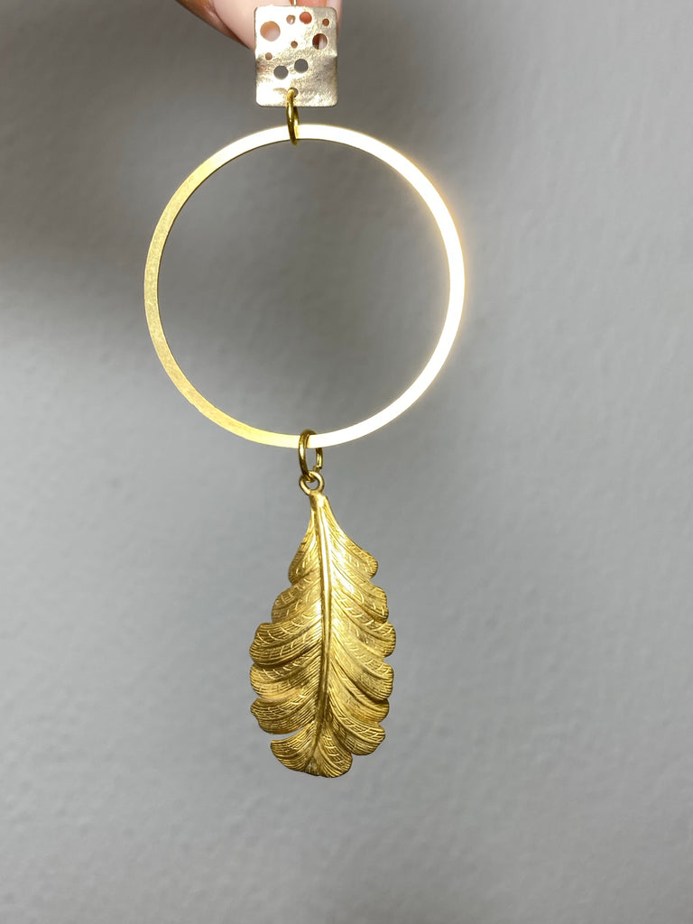 Silvia Gnecchi Feather earrings Qualità Garantita