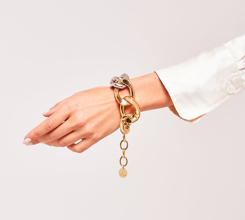 Silvia Gnecchi Flat Bracelet Consegna Veloce