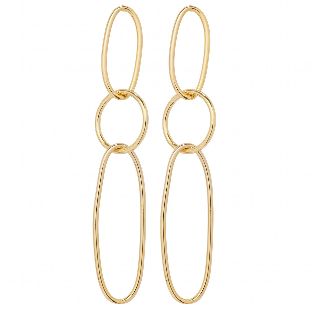 Silvia Gnecchi Oval earrings Vendita Calda