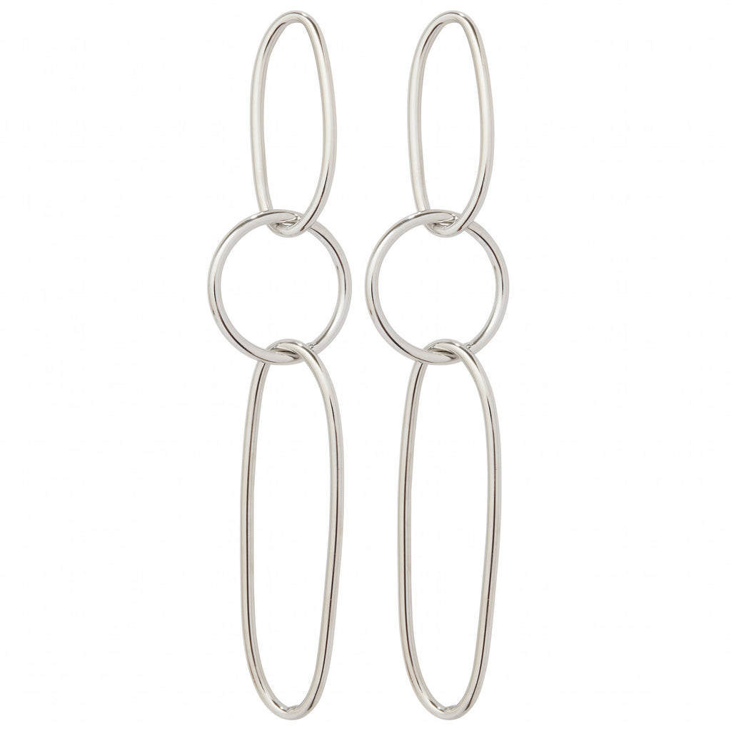 Silvia Gnecchi Oval earrings Vendita Calda