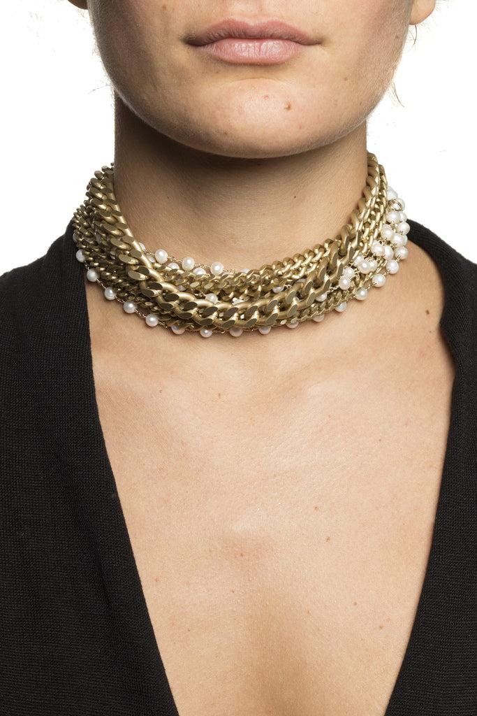 Silvia Gnecchi Paige Necklace Vendita Economica