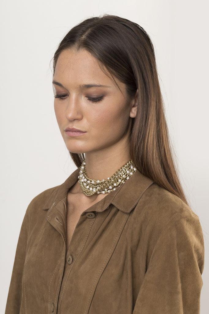 Silvia Gnecchi Paige Necklace Vendita Economica