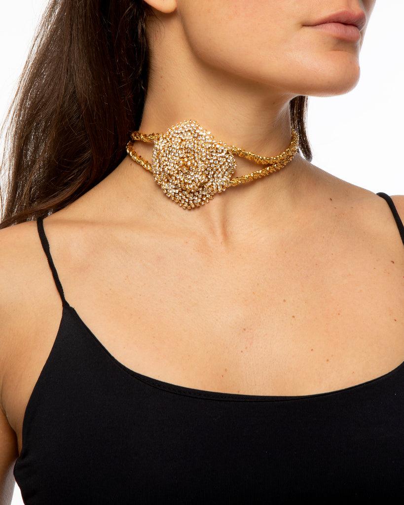 Silvia Gnecchi Rose Choker Spedizione Gratuita